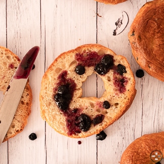 bagels aux bleuets